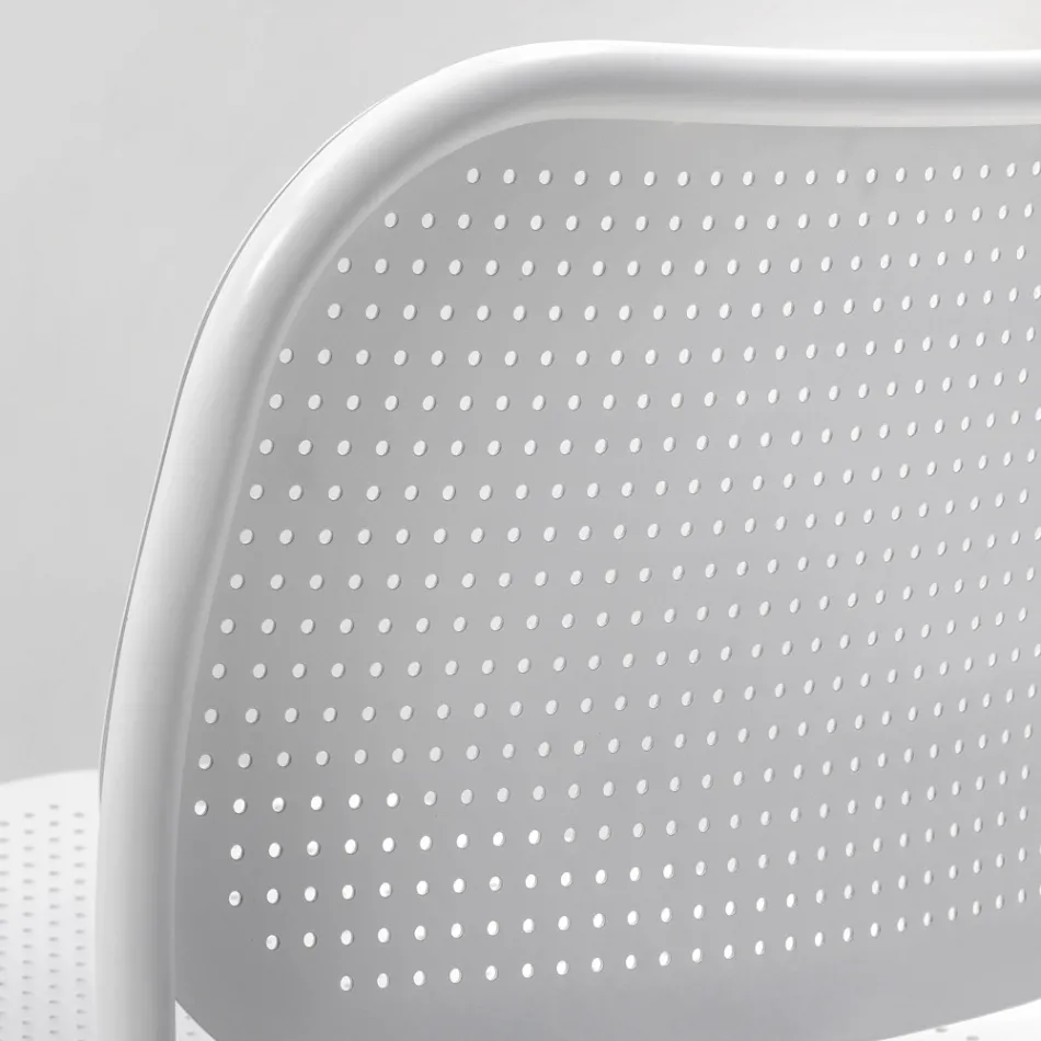 Fauteuil de jardin en métal peint Made in Italy 2 pièces - Synergy Viadurini