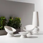 Fauteuil de jardin en polyéthylène coloré moderne fabriqué en Italie - Desmond Viadurini
