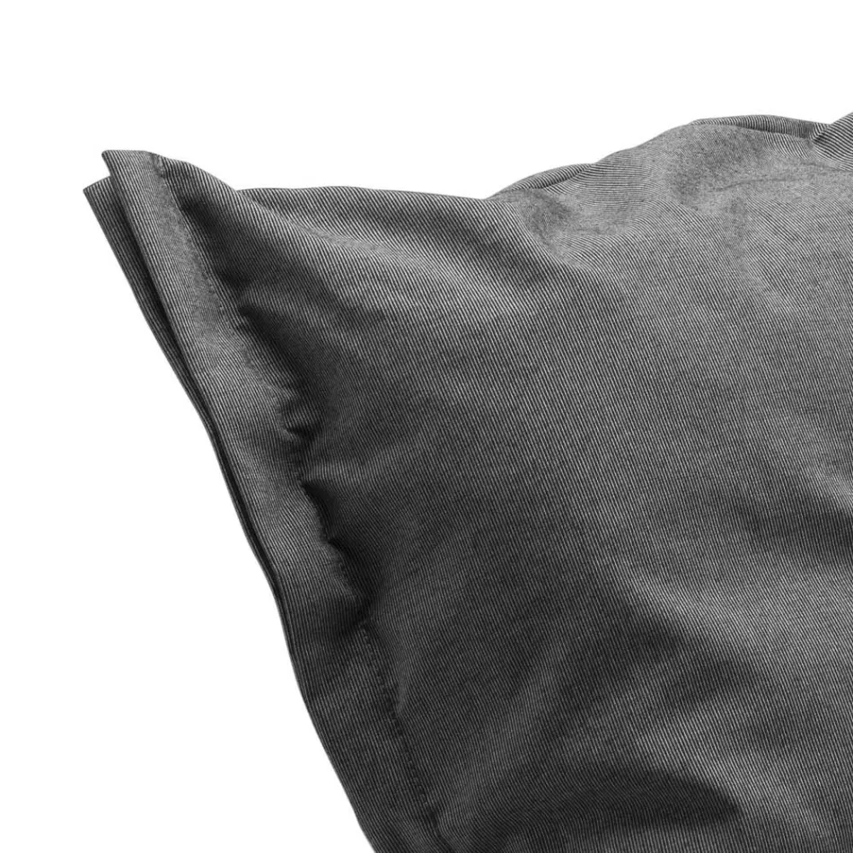 Fauteuil de jardin en polyéthylène et tissu Made in Italy - Freccia Viadurini