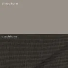 Fauteuil de jardin en polyéthylène et tissu Made in Italy - Freccia Viadurini