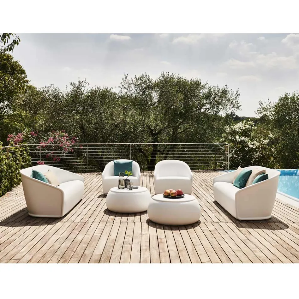 Fauteuil de Jardin en Polyéthylène Made in Italy Design Moderne - Juillet Viadurini