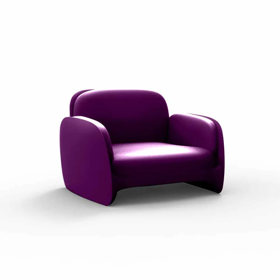 Pezzettina by Vondom fauteuil de jardin en polyéthylène, design Viadurini
