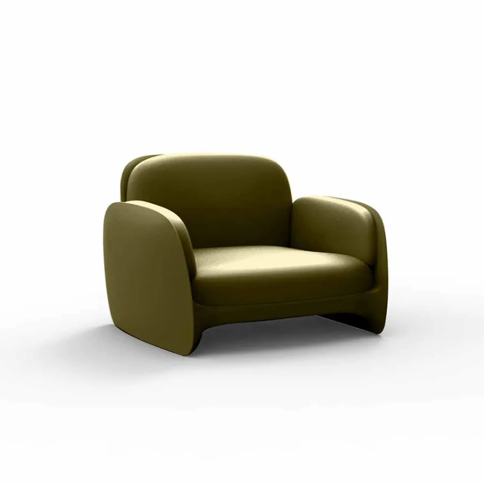 Pezzettina by Vondom fauteuil de jardin en polyéthylène, design Viadurini
