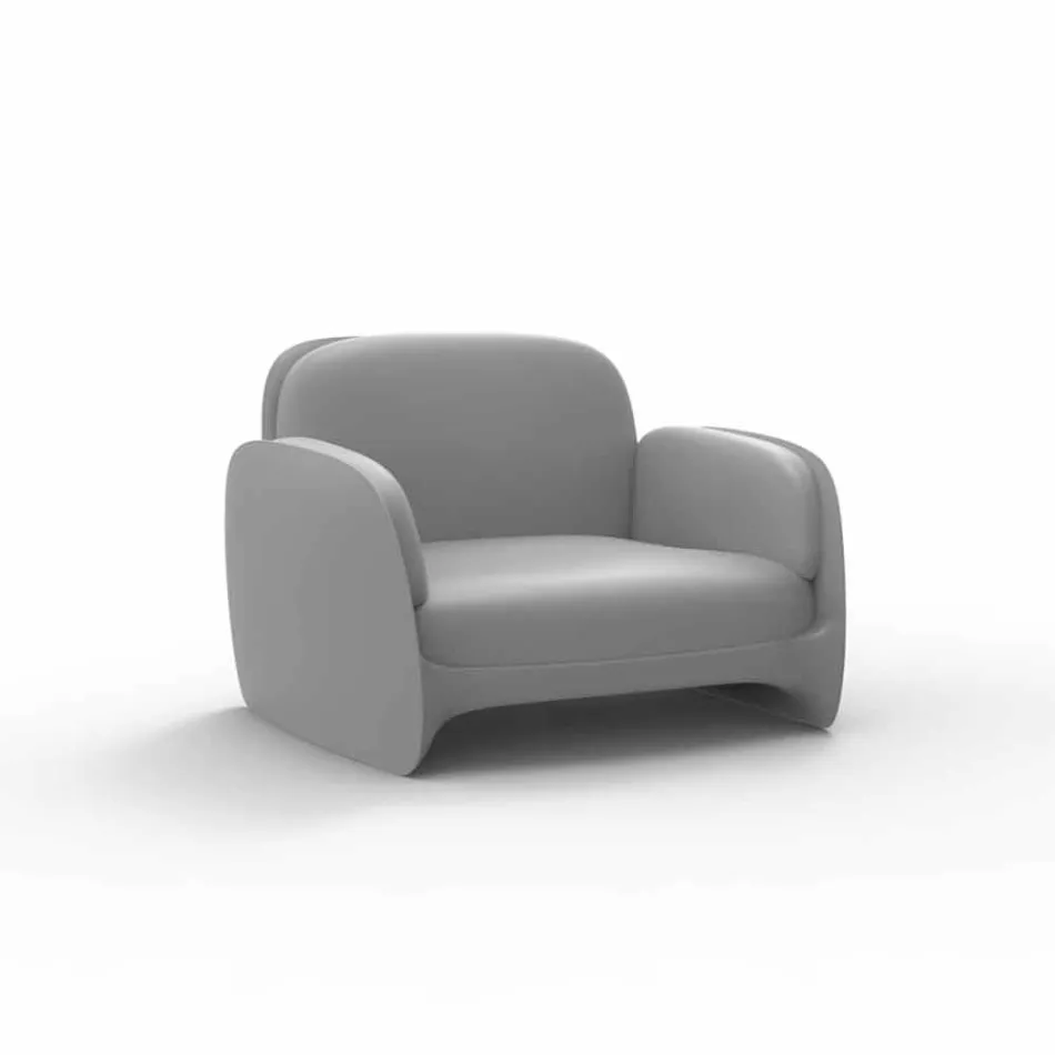 Pezzettina by Vondom fauteuil de jardin en polyéthylène, design Viadurini