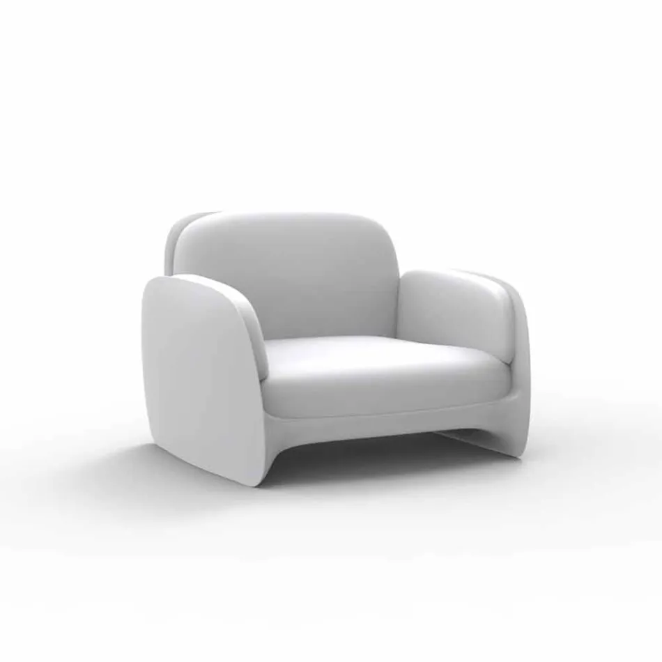 Pezzettina by Vondom fauteuil de jardin en polyéthylène, design Viadurini