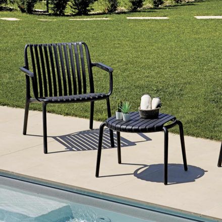 Chaise de jardin en polypropylène renforcé de fibres de verre - Mavren Viadurini