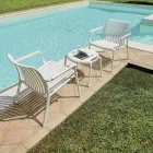 Chaise de jardin en polypropylène renforcé de fibres de verre - Mavren Viadurini