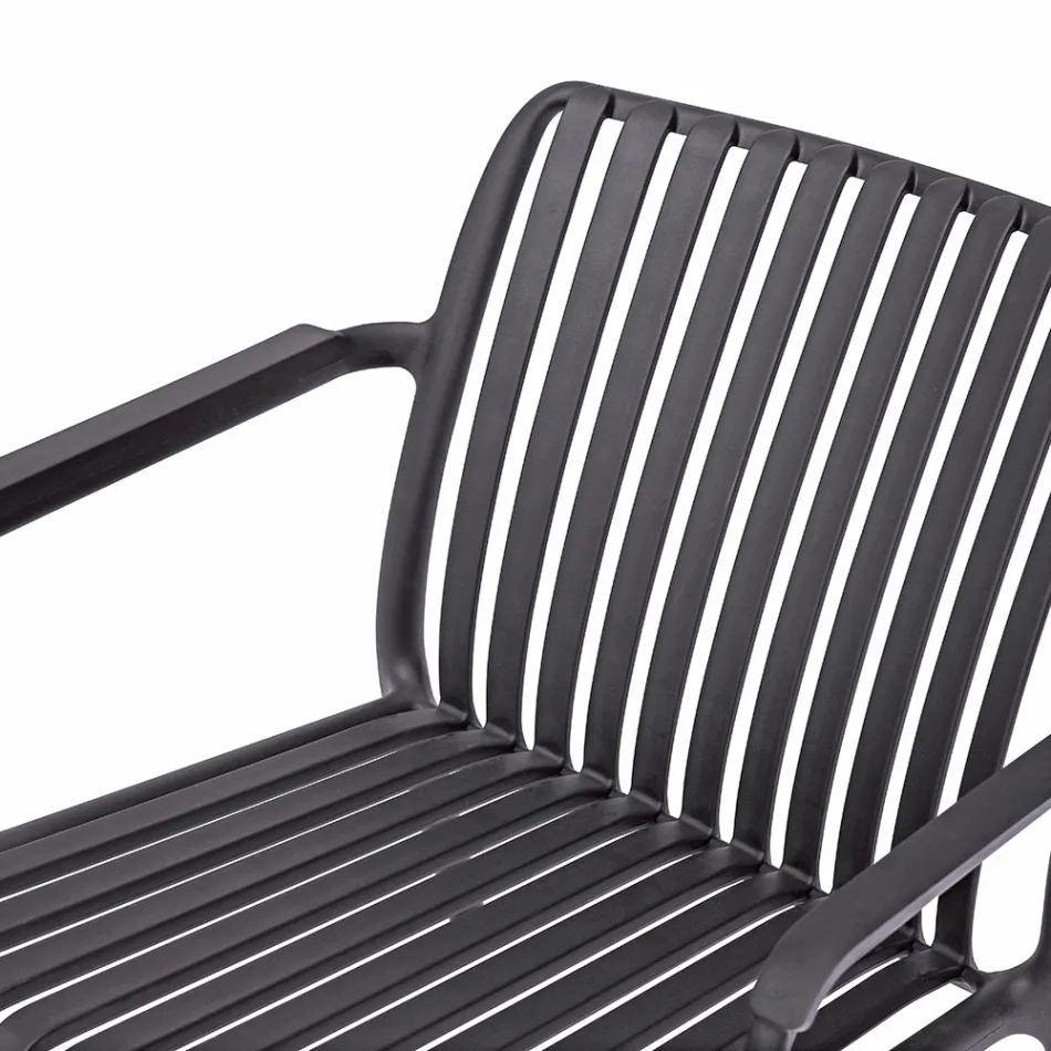 Chaise de jardin en polypropylène renforcé de fibres de verre - Mavren Viadurini
