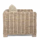 Fauteuil de jardin en rotin design intérieur / extérieur Homemotion - Ceara Viadurini