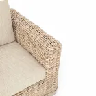Fauteuil de jardin en rotin design intérieur / extérieur Homemotion - Ceara Viadurini