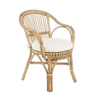 Fauteuil de jardin design en rotin naturel pour l'extérieur - Sporalizia Viadurini