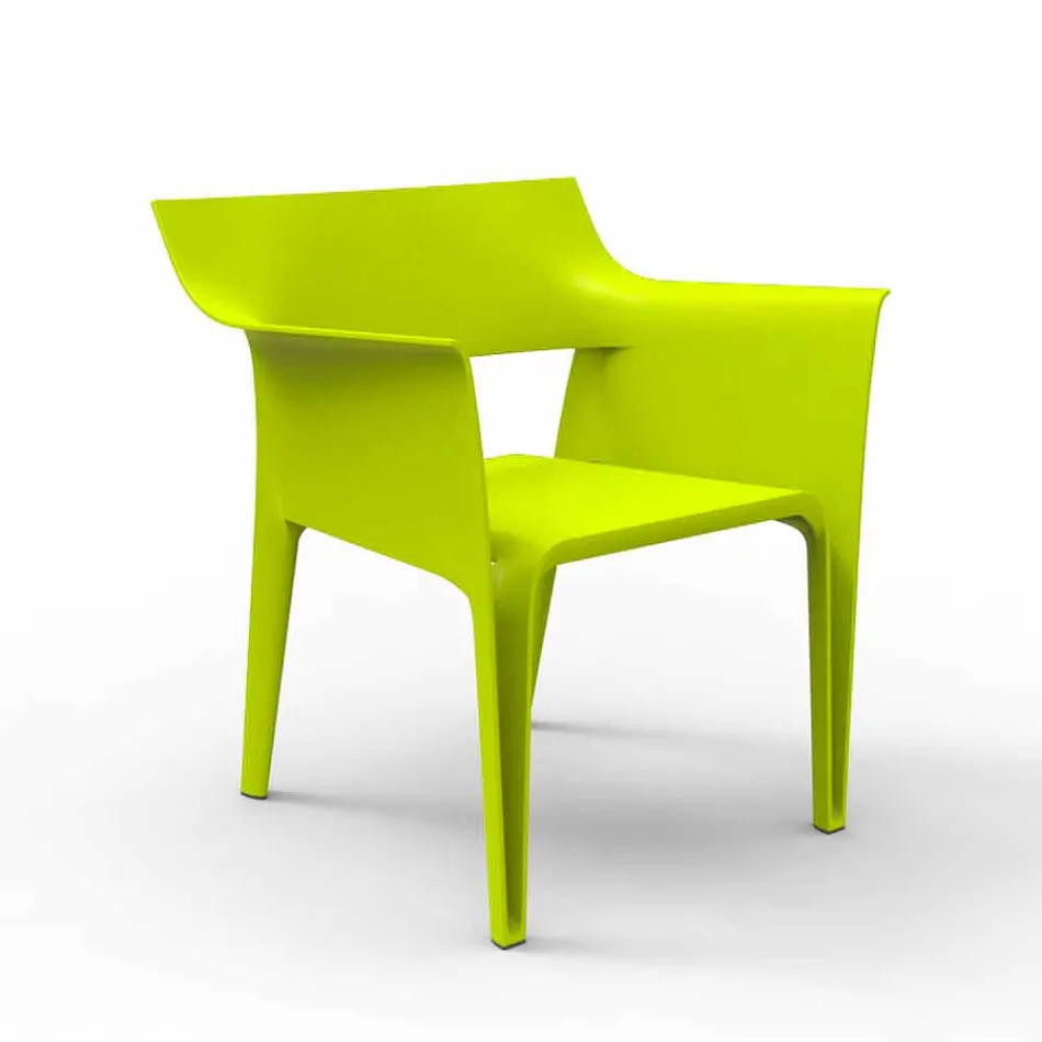 Fauteuil de jardin Pedrera Vondom en polypropylène et fibre de verre Viadurini