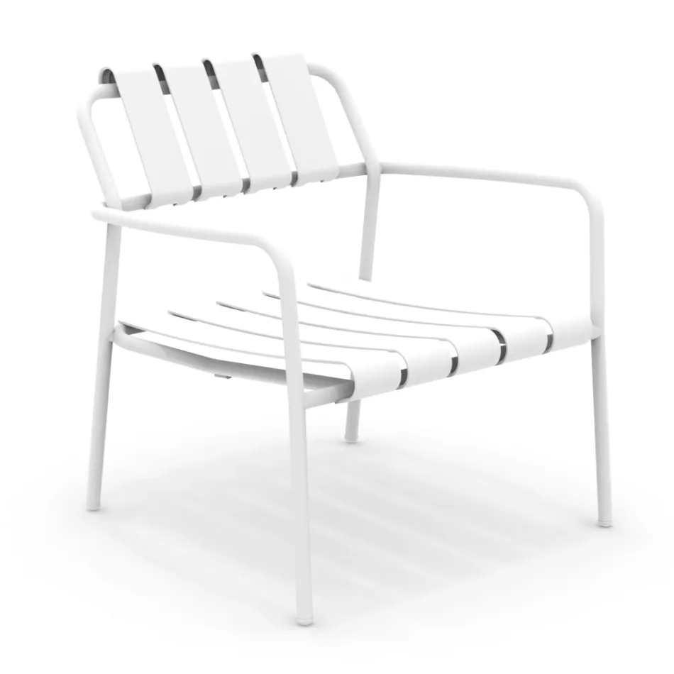 Fauteuil de jardin entièrement en aluminium - Resplendissant Viadurini