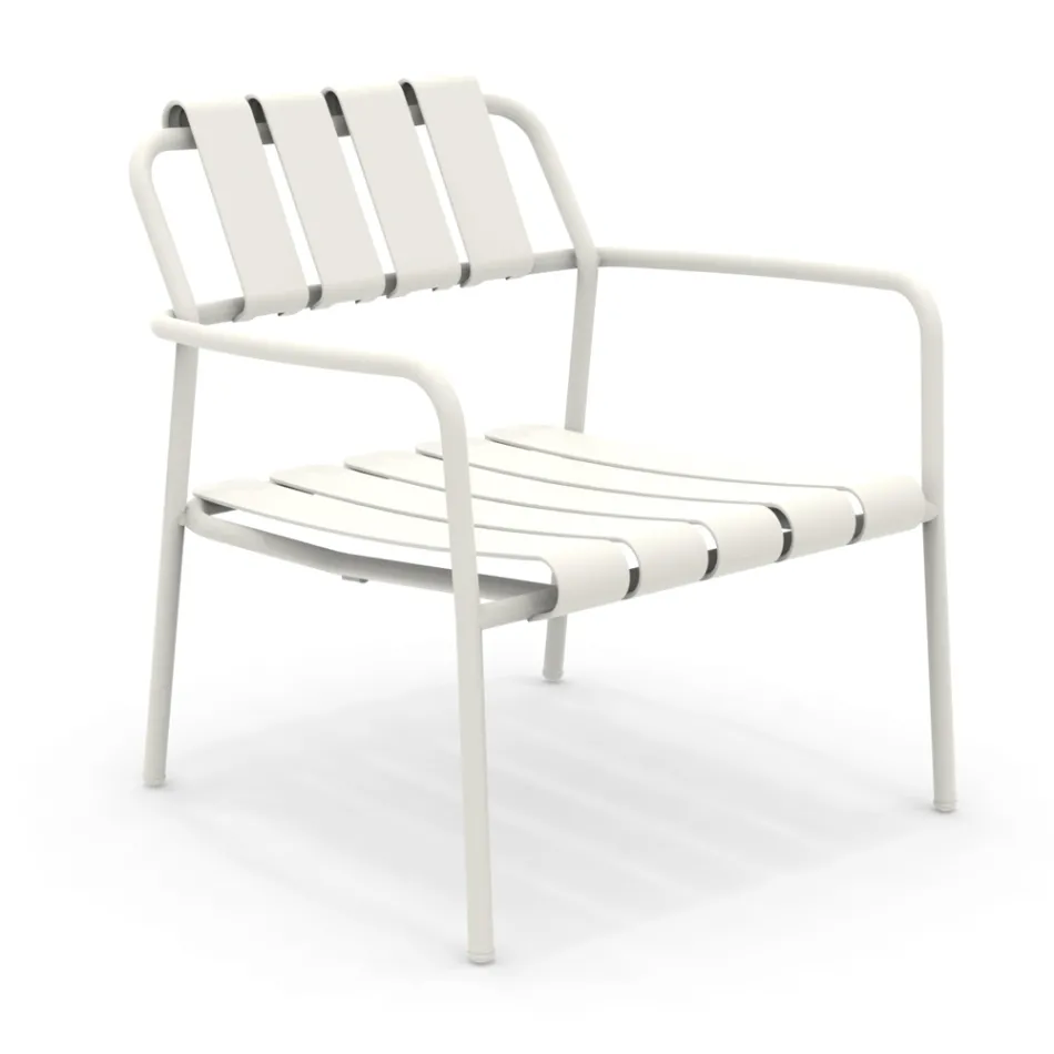 Fauteuil de jardin entièrement en aluminium - Resplendissant Viadurini