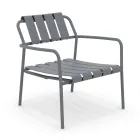 Fauteuil de jardin entièrement en aluminium - Resplendissant Viadurini