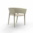 Fauteuil de jardin Vondom Africa en polypropylène et fibre de verre Viadurini