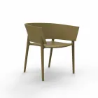 Fauteuil de jardin Vondom Africa en polypropylène et fibre de verre Viadurini