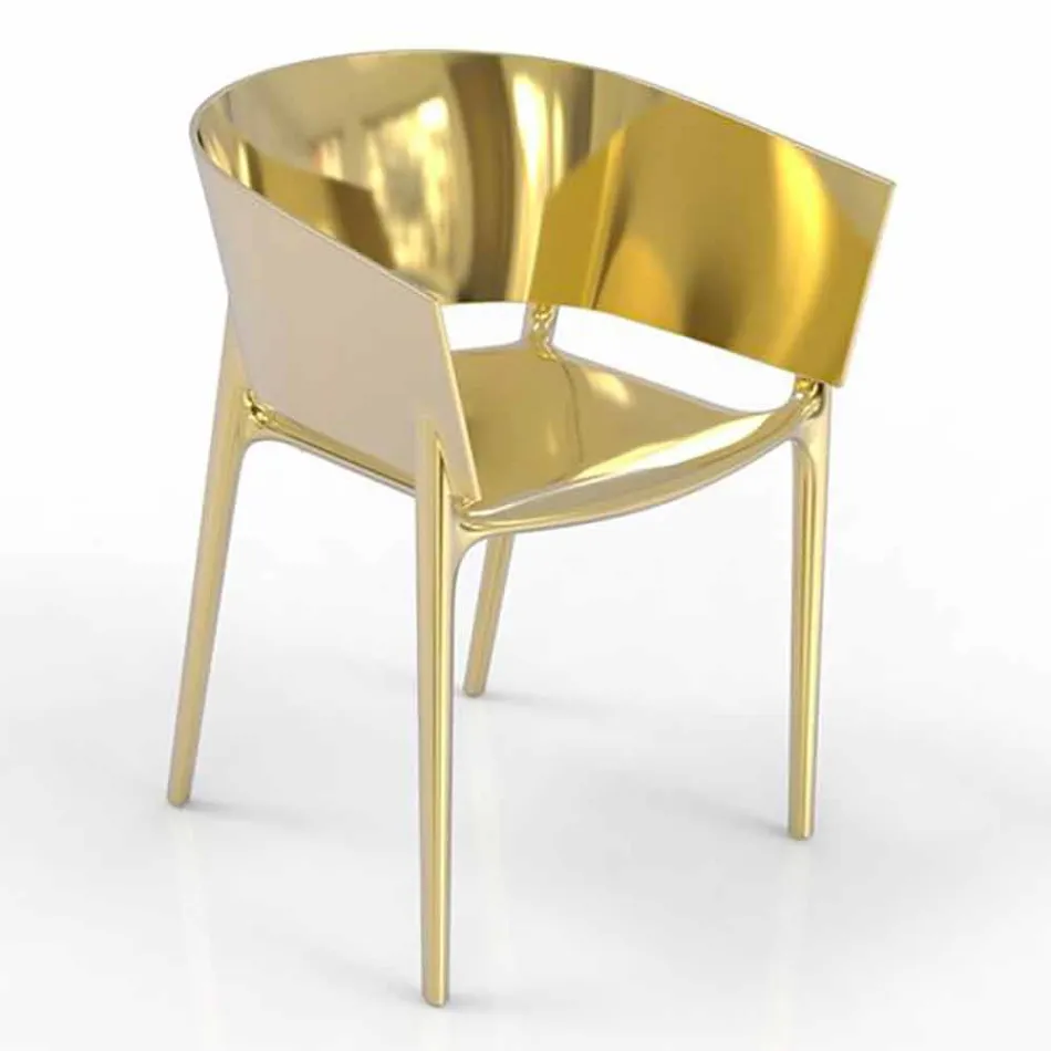 Fauteuil de jardin Vondom Africa en polypropylène et fibre de verre Viadurini