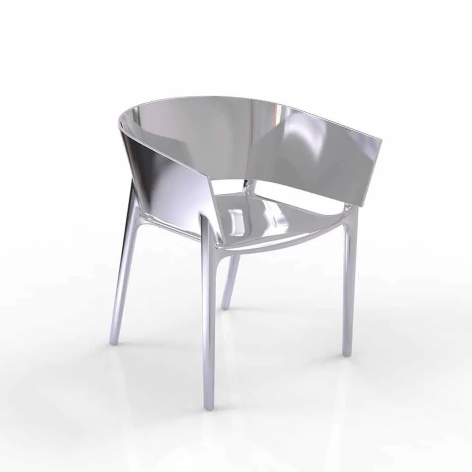 Fauteuil de jardin Vondom Africa en polypropylène et fibre de verre Viadurini
