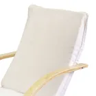 Fauteuil d'intérieur en bois de bouleau et tissu - Abissi Viadurini