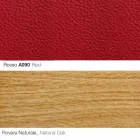 Fauteuil de salon avec repose-pieds en cuir et bois Made in Italy - Butterfly Viadurini