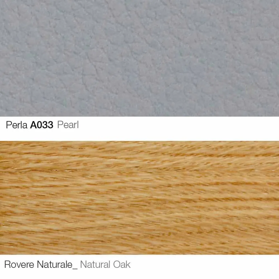 Fauteuil de salon avec repose-pieds en cuir et bois Made in Italy - Butterfly Viadurini