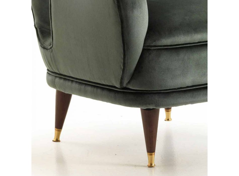 chaise rembourrée salon design classique L78xP75cm, Benny Viadurini