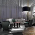 chaise rembourrée salon design classique L78xP75cm, Benny Viadurini