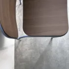 Fauteuil de salon en bois et métal Made in Italy 2 pièces - Saffia Viadurini