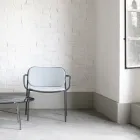 Fauteuil de salon recouvert de tissu Made in Italy 2 pièces - Sangria Viadurini