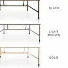 Fauteuil de salon en tissu avec structure métallique fabriqué en Italie - Manille Viadurini