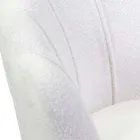 Fauteuil de salon en métal et tissu - Toile de fond Viadurini