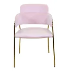 Fauteuil de salon en métal doré et velours - Flag Viadurini