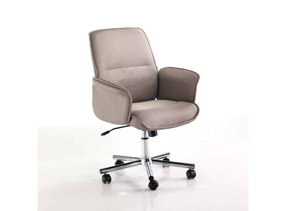 Chaise de bureau avec accoudoirs et hauteur réglable - Bismuth Viadurini