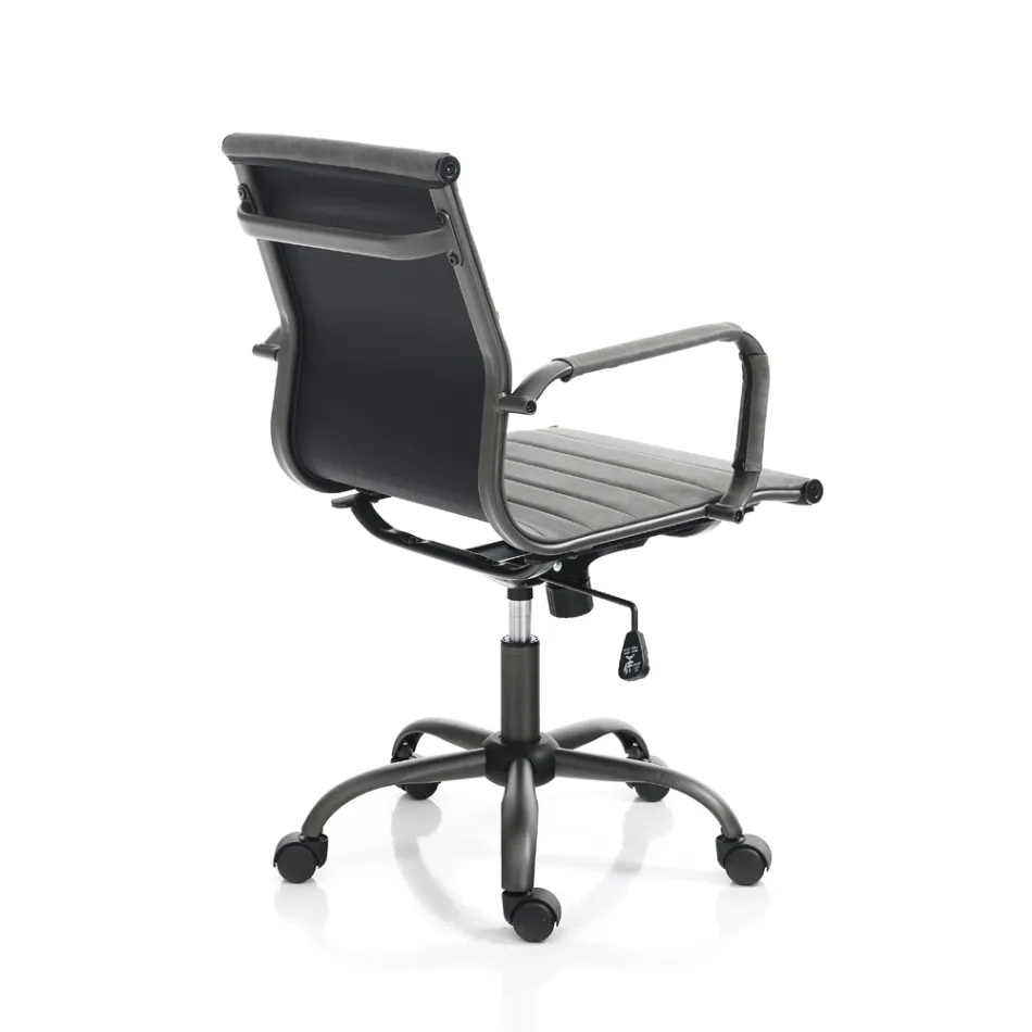 Fauteuil de bureau avec dossier haut ou bas - Rubidio Viadurini