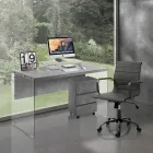 Fauteuil de bureau avec dossier haut ou bas - Rubidio Viadurini