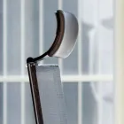 Chaise de bureau ergonomique pivotante avec roulettes et appui-tête - Gimiglia Viadurini