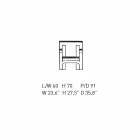 Fauteuil Design en Contreplaqué Noir ou Finition Bouleau Fabriqué en Italie - Galatea Viadurini