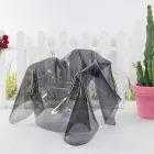 Fauteuil design moderne fumé Plexiglas Paris, made in Italy Viadurini