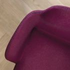 Fauteuil de haute qualité avec assise en velours ou en tissu Made in Italy - Molde Viadurini