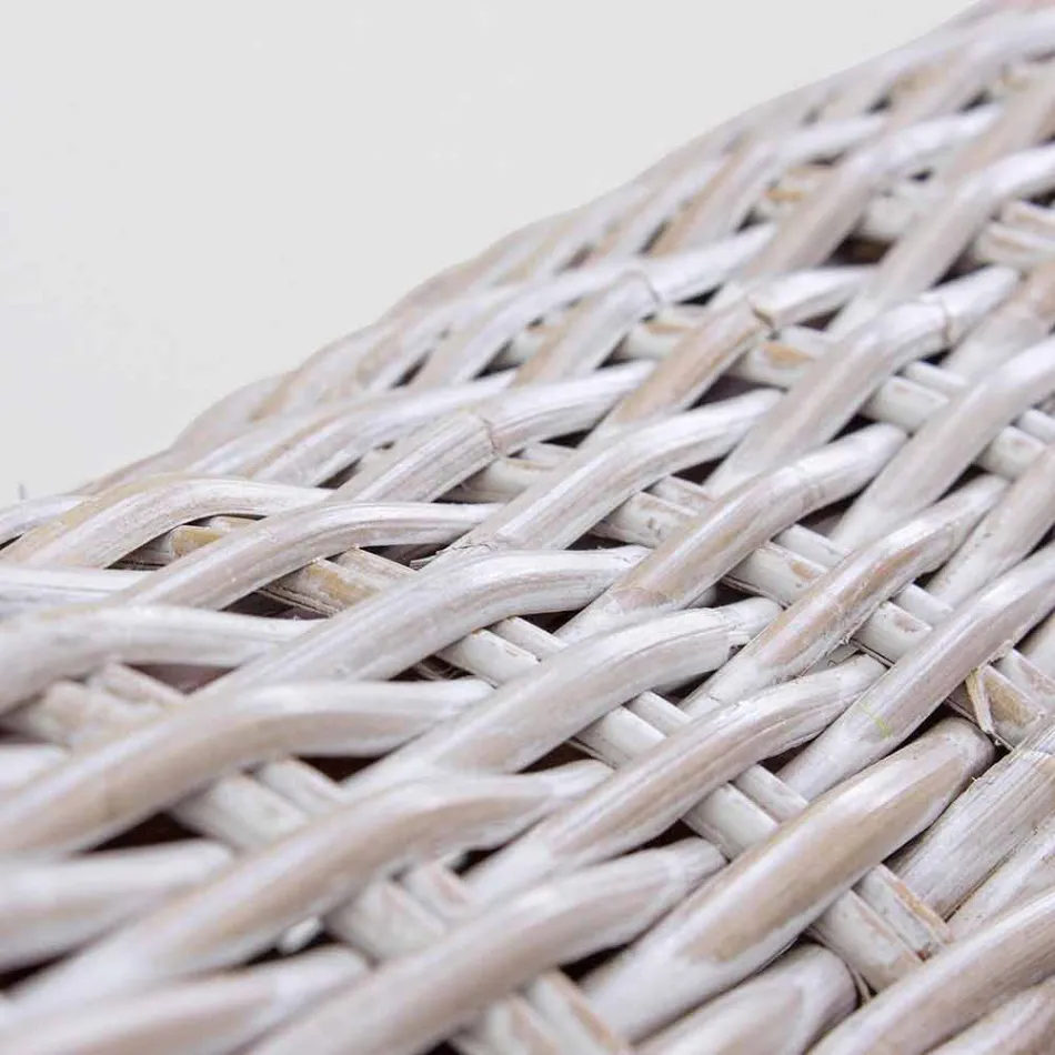 Fauteuil design de luxe en rotin Homemotion pour intérieur / extérieur - Francioso Viadurini