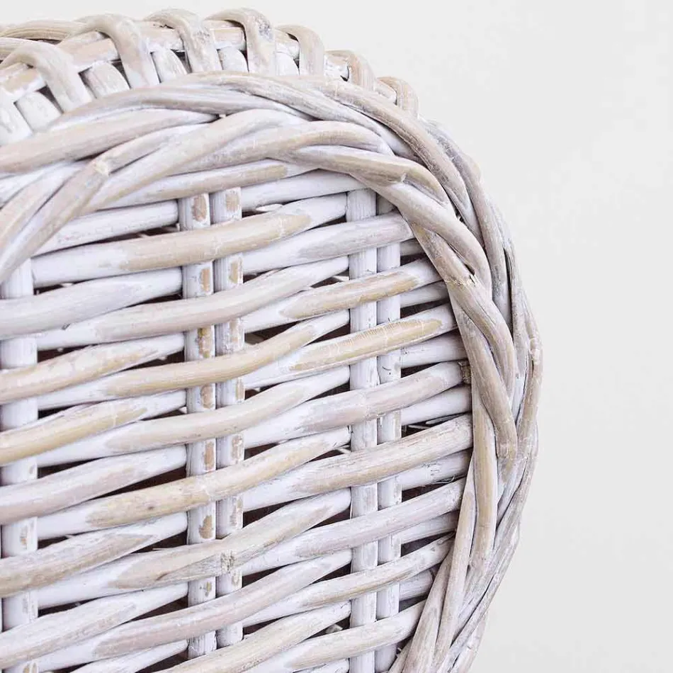 Fauteuil design de luxe en rotin Homemotion pour intérieur / extérieur - Francioso Viadurini