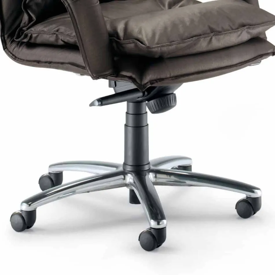 Fauteuil en similicuir design en Italie Gemma Viadurini