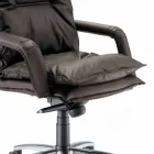 Fauteuil en similicuir design en Italie Gemma Viadurini