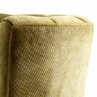 Fauteuil de design rembourré en tissu Grilli Kipling made in Italy Viadurini