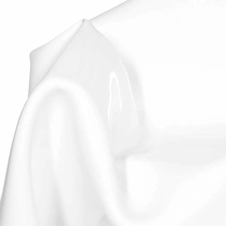 Fauteuil design moderne en plexi blanc Paris, made in Italy Viadurini