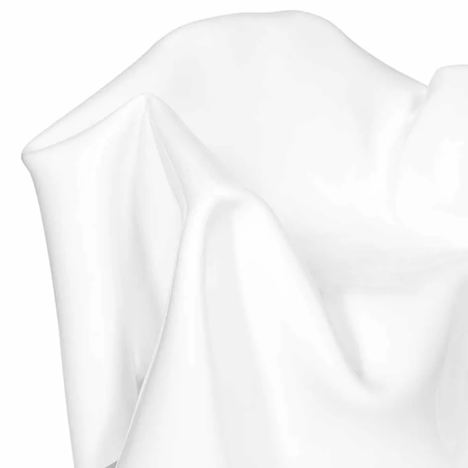 Fauteuil design moderne en plexi blanc Paris, made in Italy Viadurini