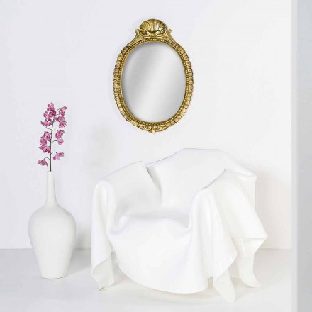 Fauteuil design moderne en plexi blanc Paris, made in Italy Viadurini