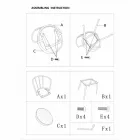 Fauteuil Design Style Industriel en Fer et Eco-cuir - Pinny Viadurini