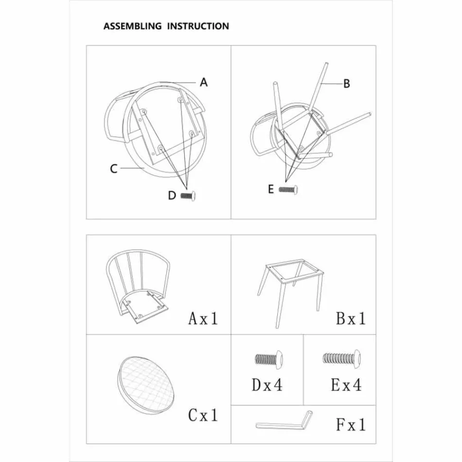 Fauteuil Design Style Industriel en Fer et Eco-cuir - Pinny Viadurini